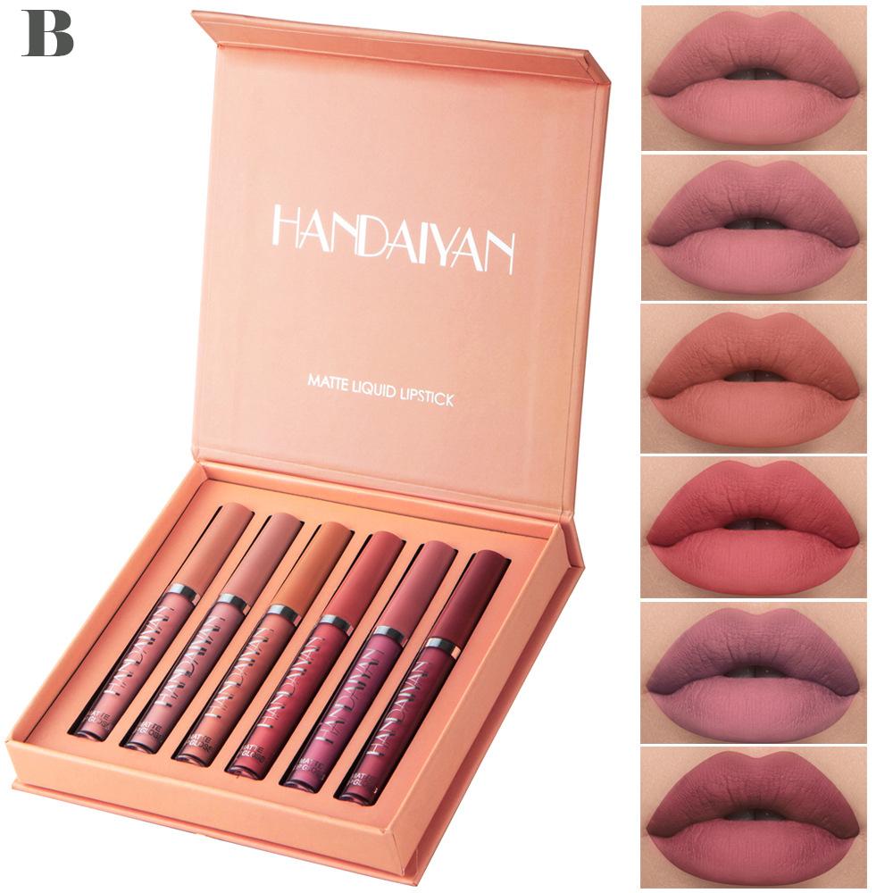 6 Pcs/Set Long Lasting Waterproof Lipstick Set