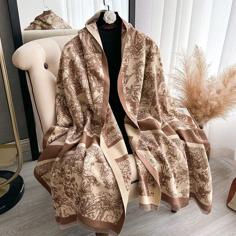 Victorian Thick Winter Shawl