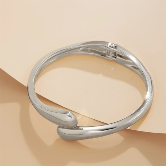 Twisted Waterdrop Bangle and Ring