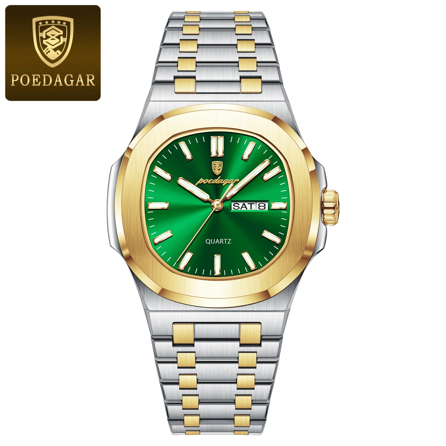 POEDAGAR LUXURY MILITARY MENS WATCH
