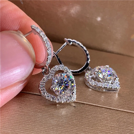 Timeless Heart Drop Earrings