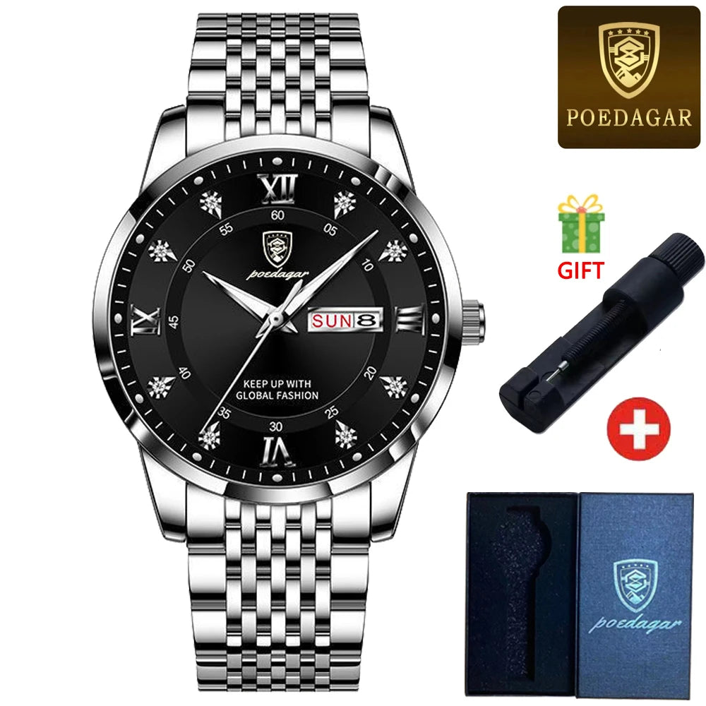 POEDAGAR 836 LUXURY MENS WATCH