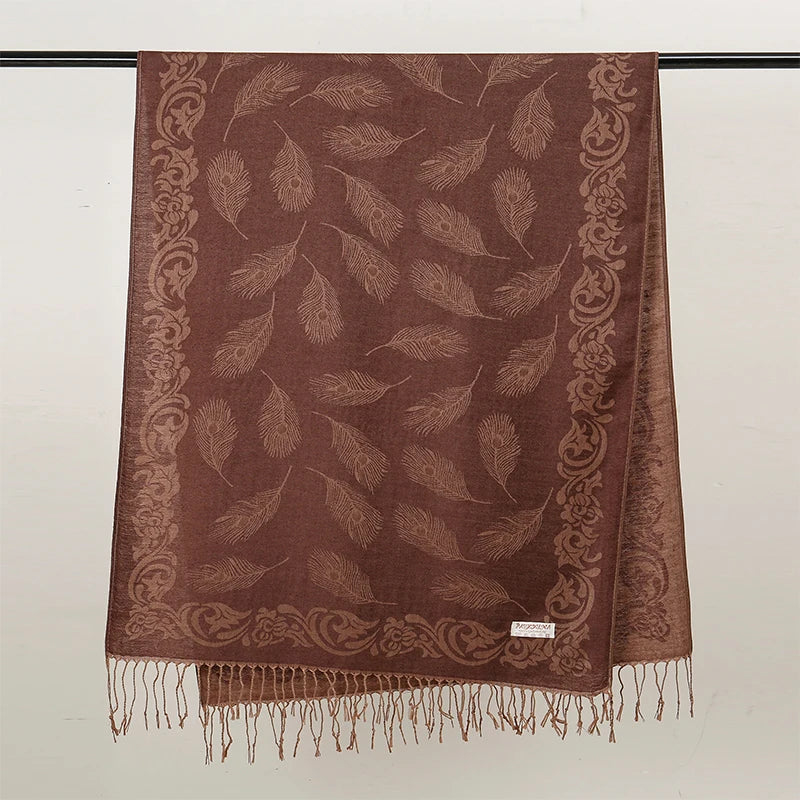 Luxury Thick Cashmere Women Shawl