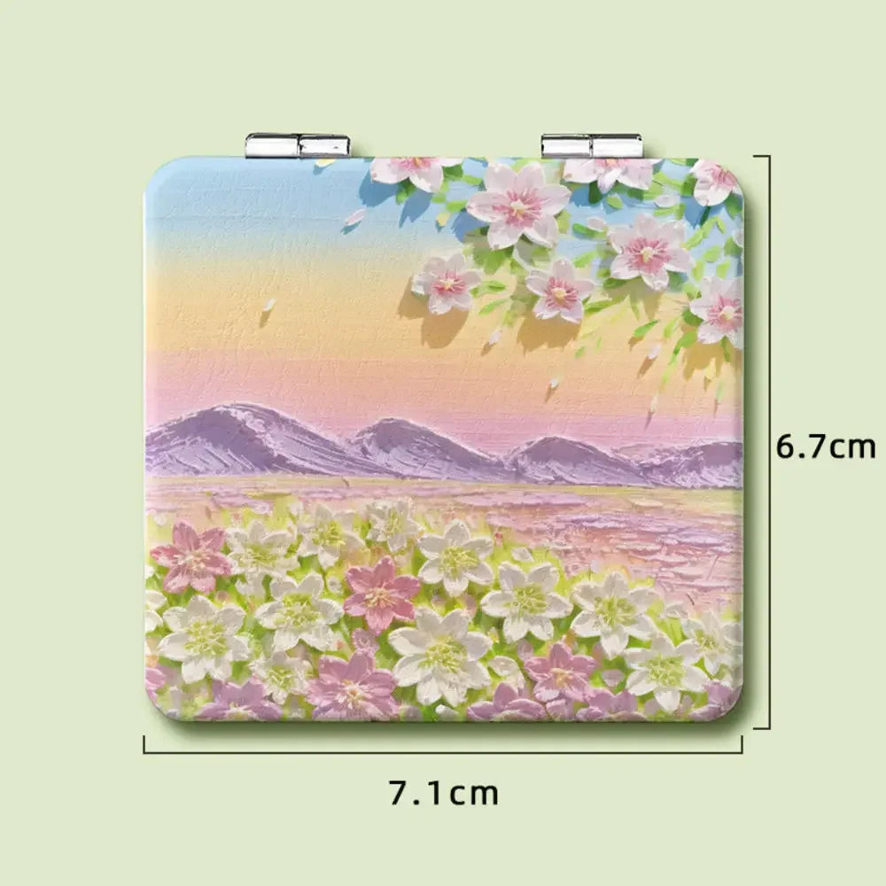Floral Pocket Mirror