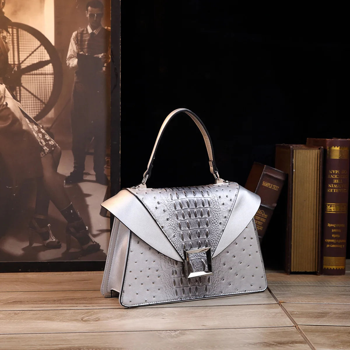 Luxury Crocodile leather Handbag