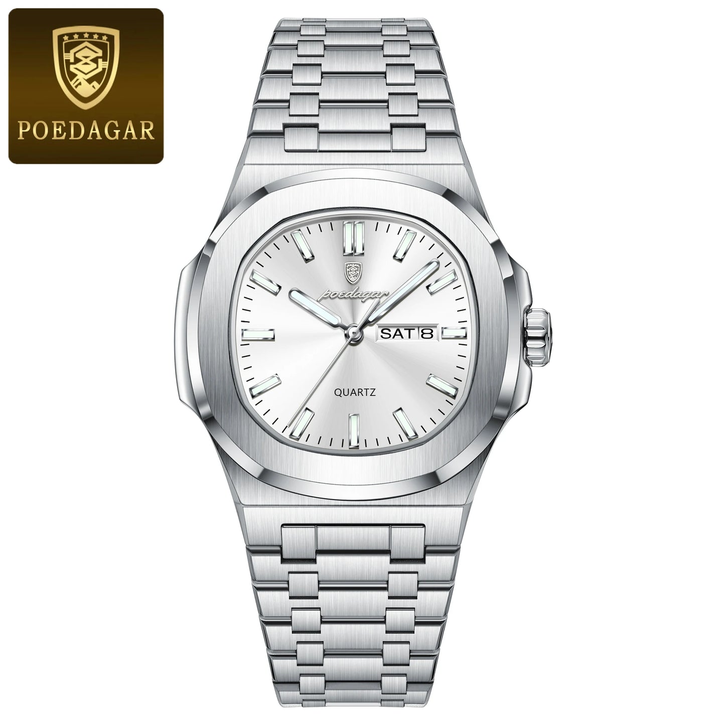 POEDAGAR LUXURY MILITARY MENS WATCH