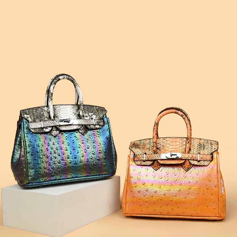 Oil Wax Leather Handbag