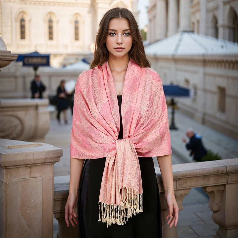 Luxury Thick Cashmere Women Shawl