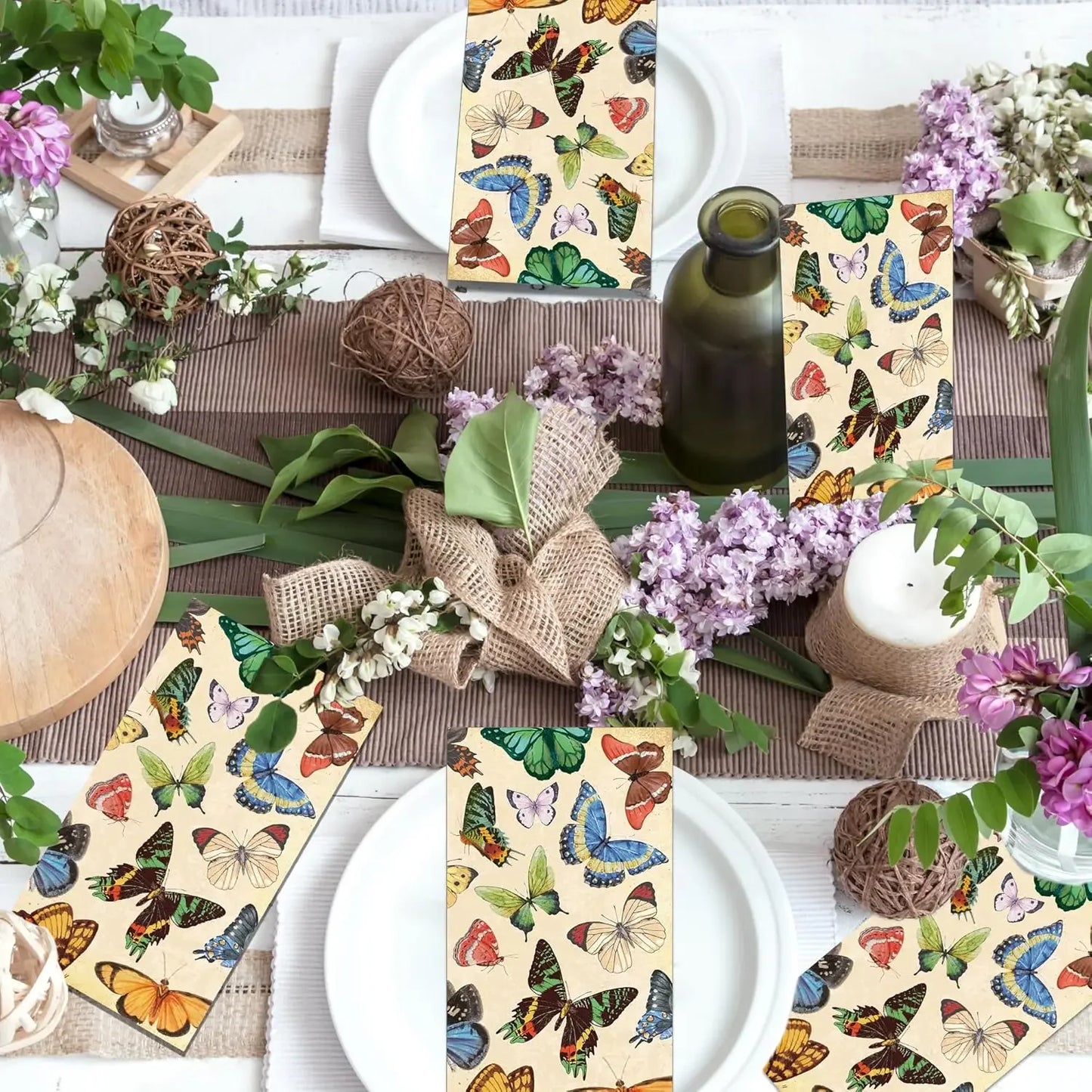 Vintage Butterfly Paper Napkins