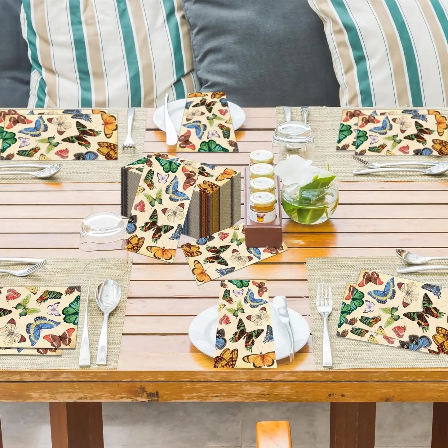 Vintage Butterfly Paper Napkins