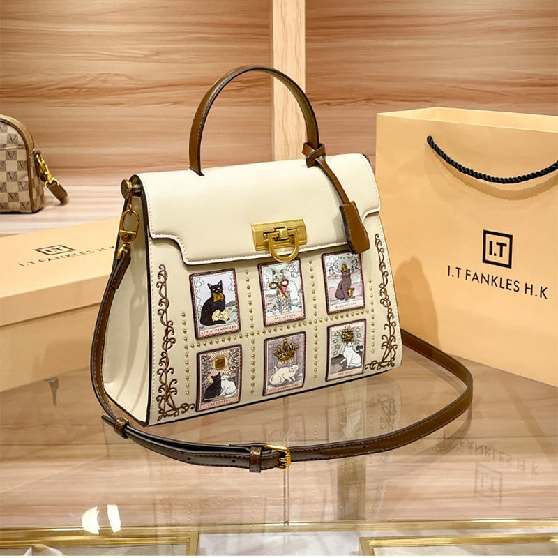 Luxury Painting Designer Handbag