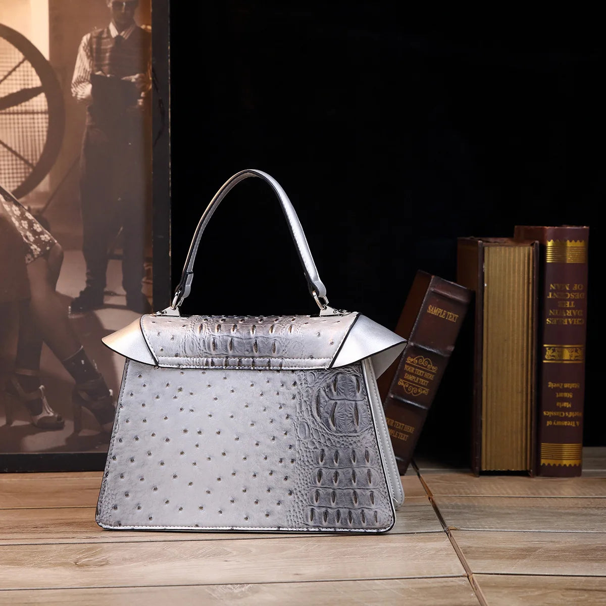 Luxury Crocodile leather Handbag