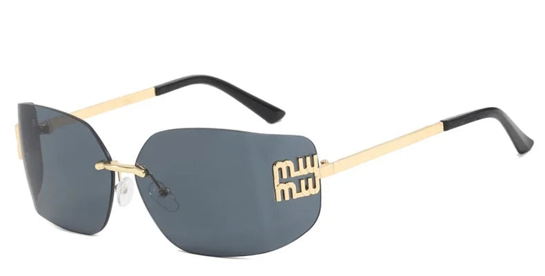 MUI MUI CURVED LUXURY SUNGLASSES