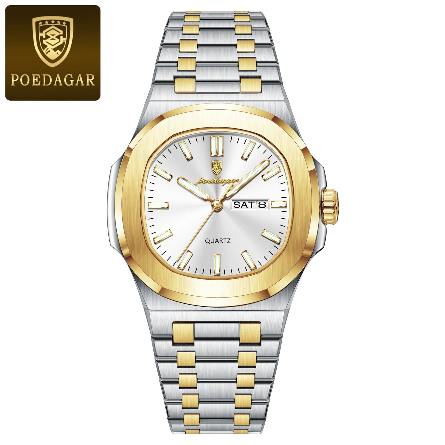 POEDAGAR LUXURY MILITARY MENS WATCH