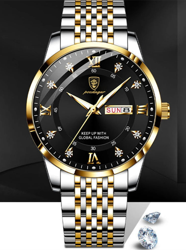 POEDAGAR 836 LUXURY MENS WATCH