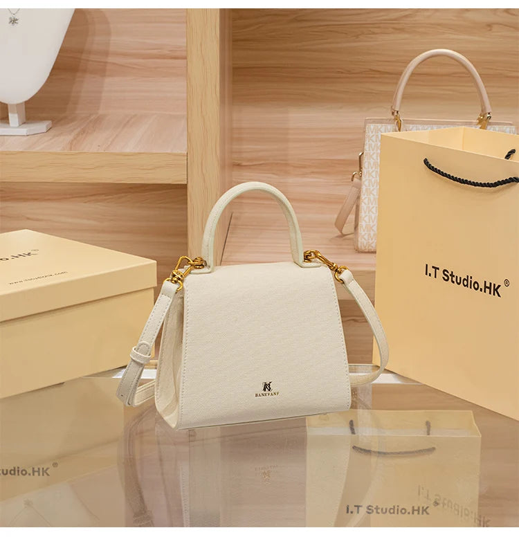 Embroidered rectangle High Texture Bag