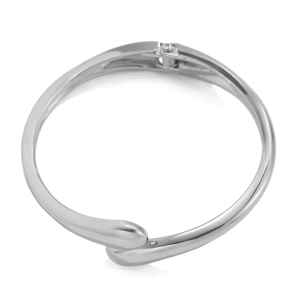 Twisted Waterdrop Bangle and Ring
