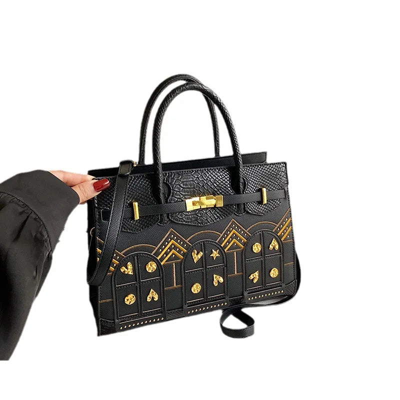 Versatile Top Handle Women Handbag