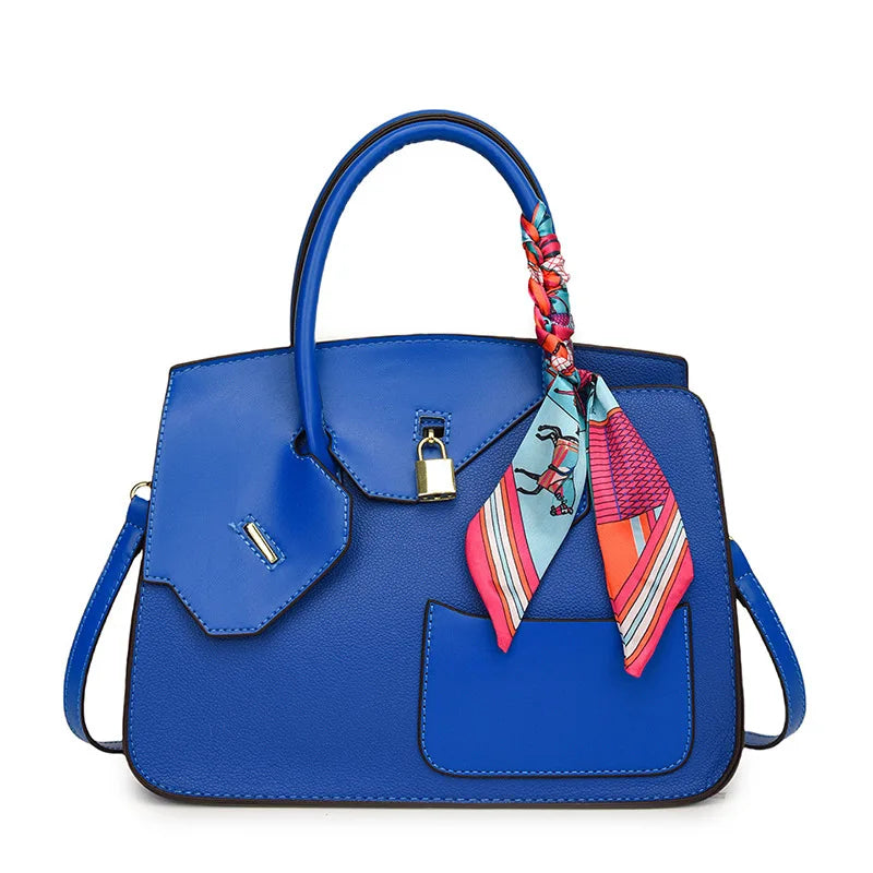 Lychee Grain Large Capacity Handbag