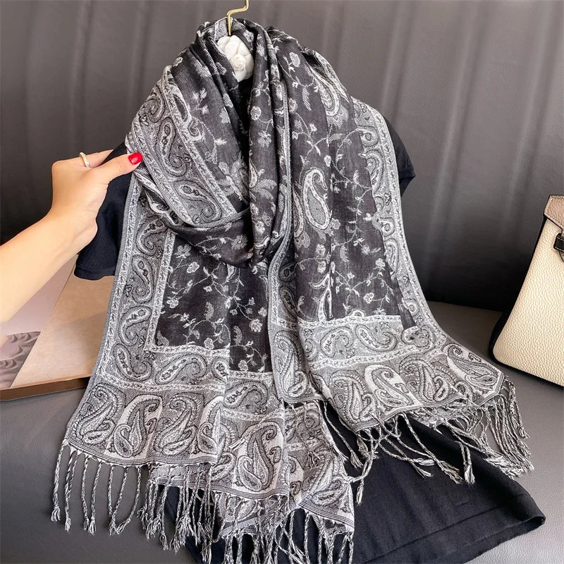 Foulard Print Shawl
