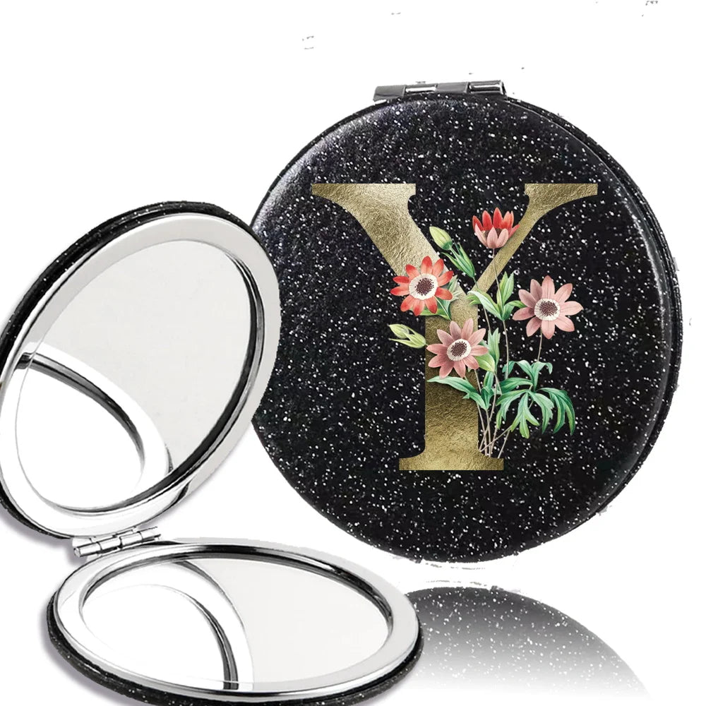 Glint Letter Floral Mirror