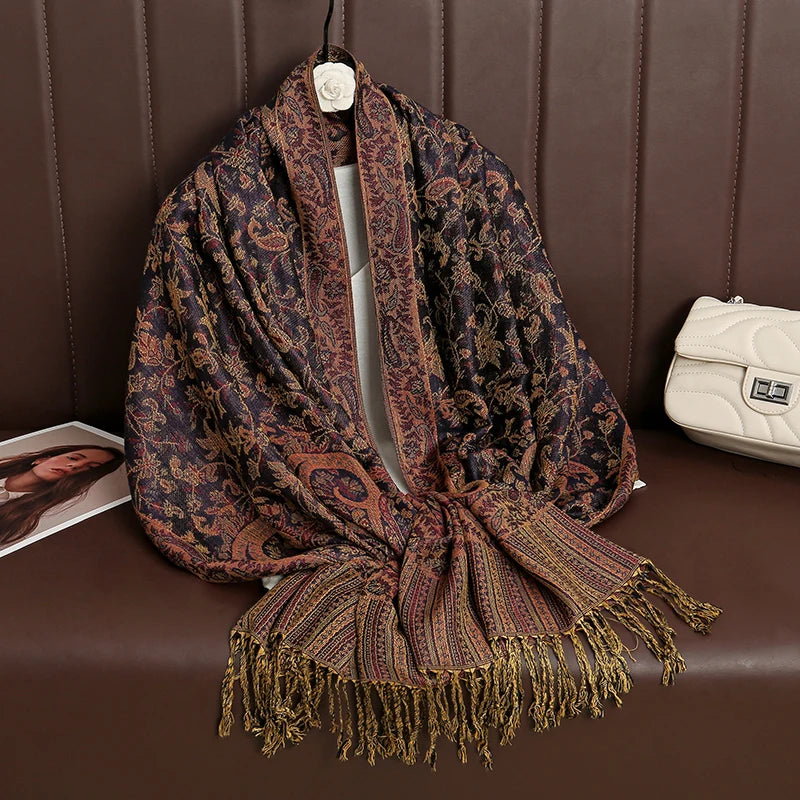 Foulard Print Shawl