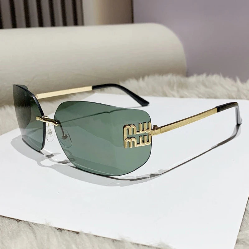 MUI MUI CURVED LUXURY SUNGLASSES