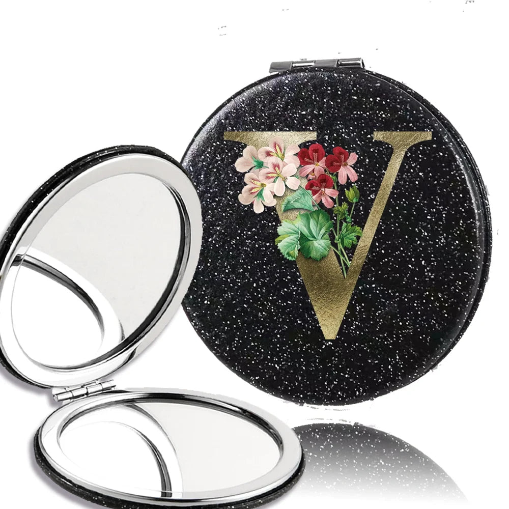 Glint Letter Floral Mirror