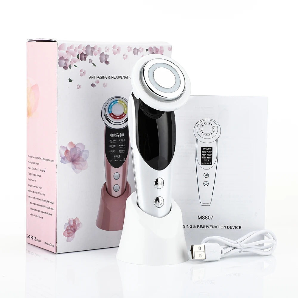 7 in 1 RF EMS Facial Massager