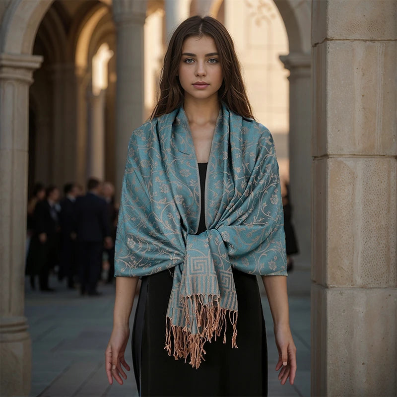 Luxury Thick Cashmere Women Shawl