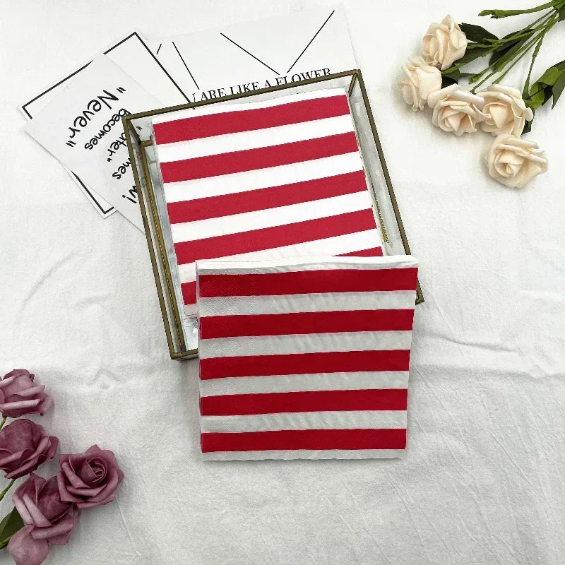 Classic Striped Paper Placemats