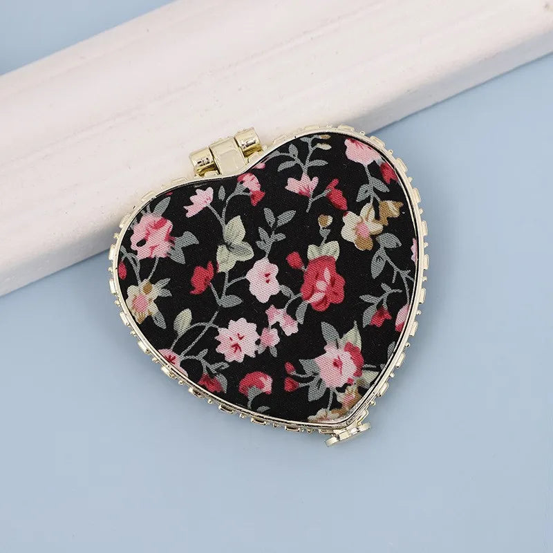 Vintage Floral Pocket Mirror
