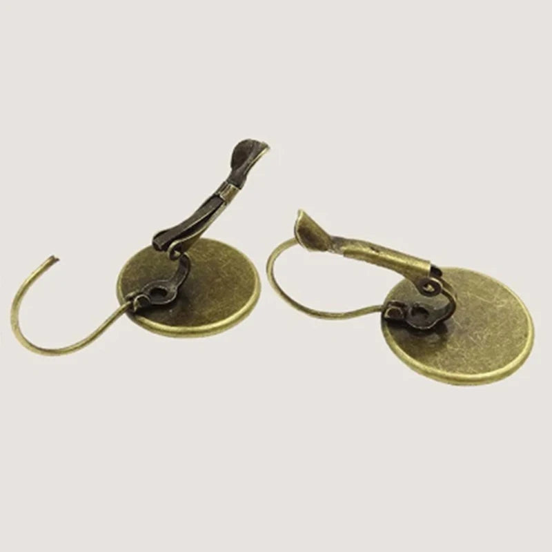 Vintage Blue Magpie Bird Earrings