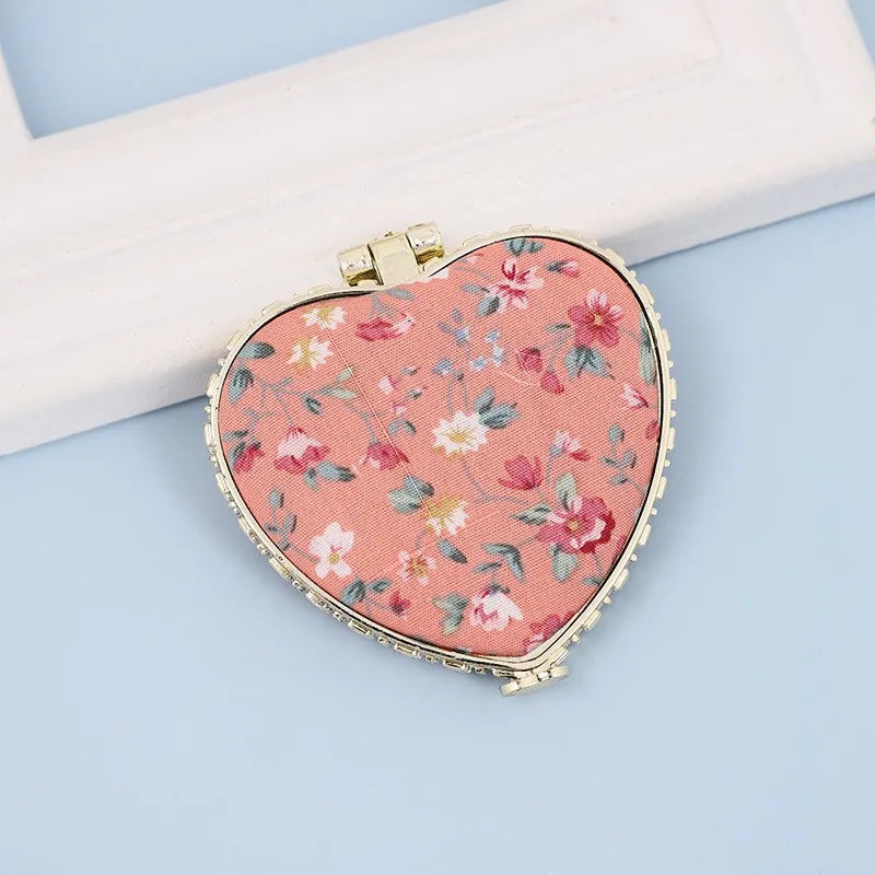 Vintage Floral Pocket Mirror