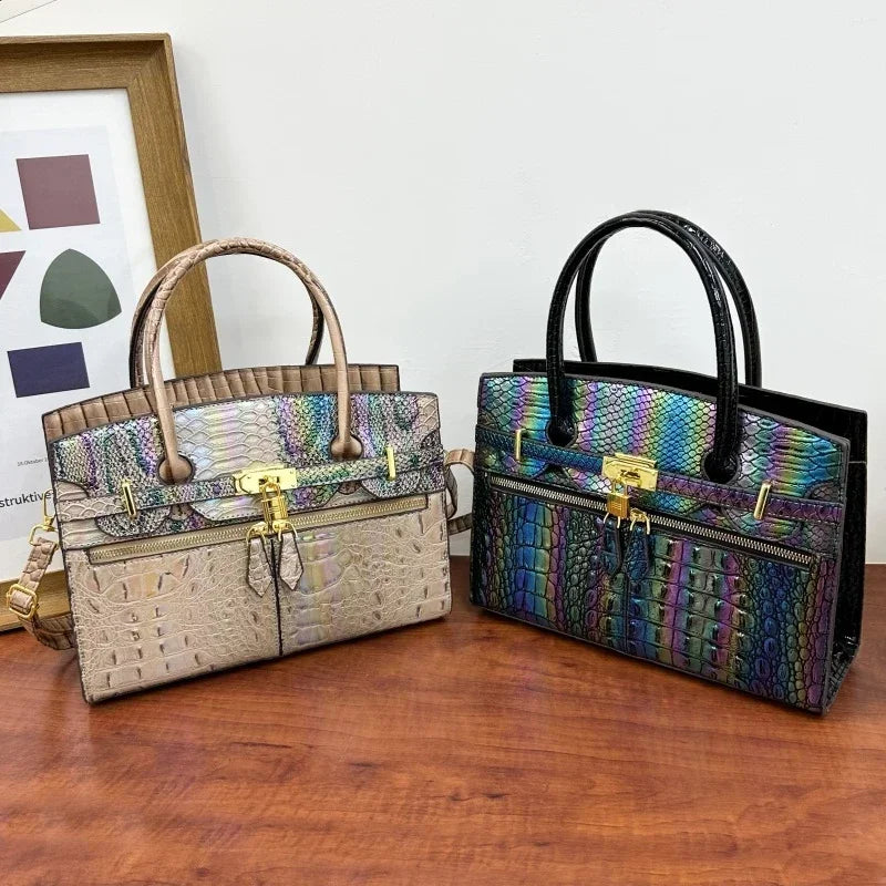 Double Zip High Sense Handbag