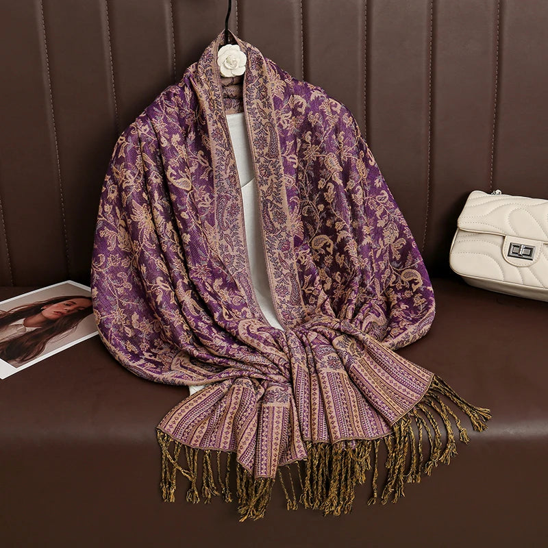 Foulard Print Shawl