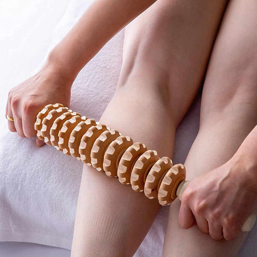 Bendable Wood Therapy Massage Roller