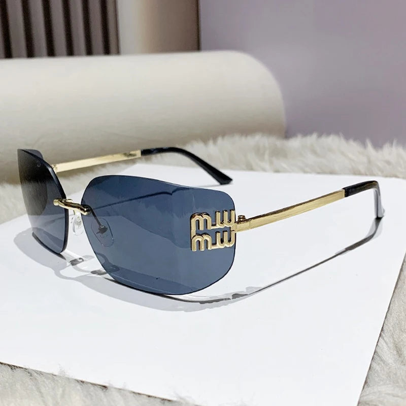 MUI MUI CURVED LUXURY SUNGLASSES