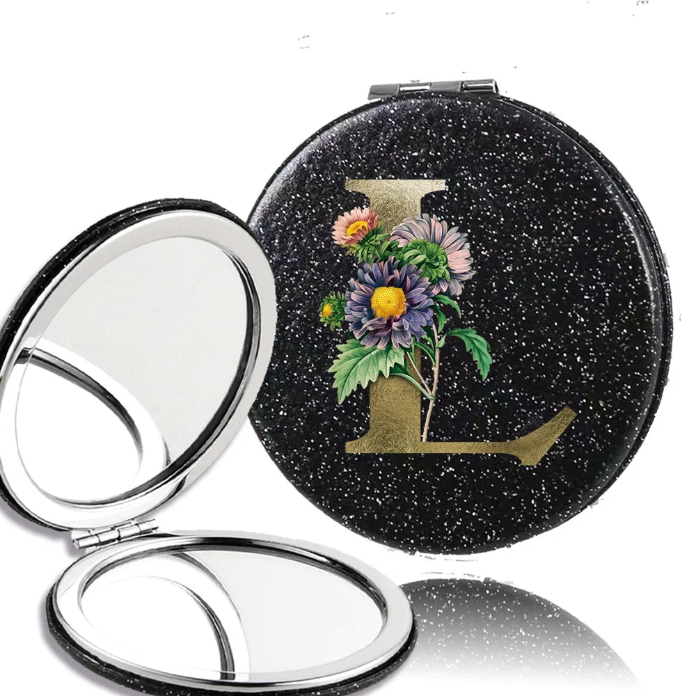Glint Letter Floral Mirror