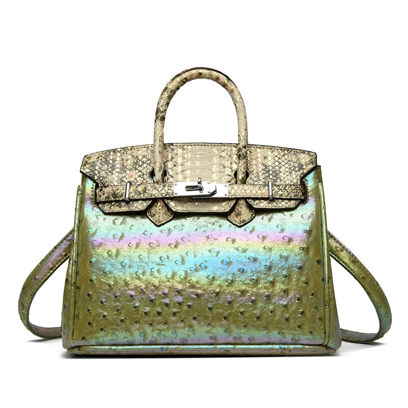 Oil Wax Leather Handbag