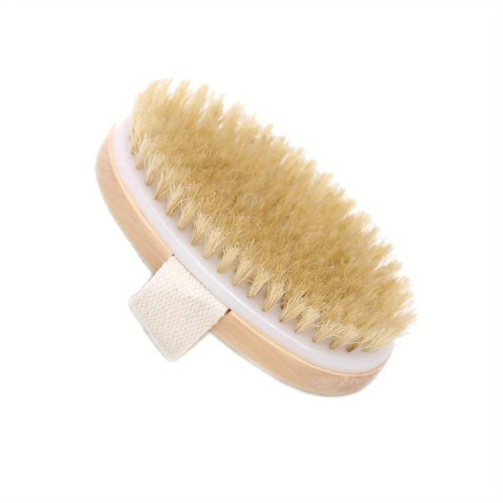 Natural Bristle Body SPA Dry Brush