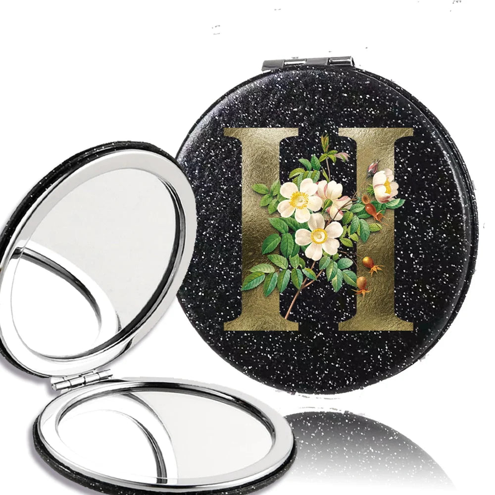 Glint Letter Floral Mirror