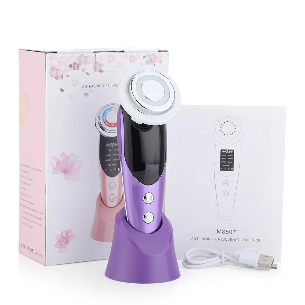 7 in 1 RF EMS Facial Massager
