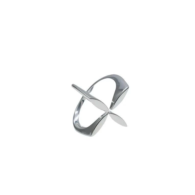 Sterling Silver Star Flower Ring