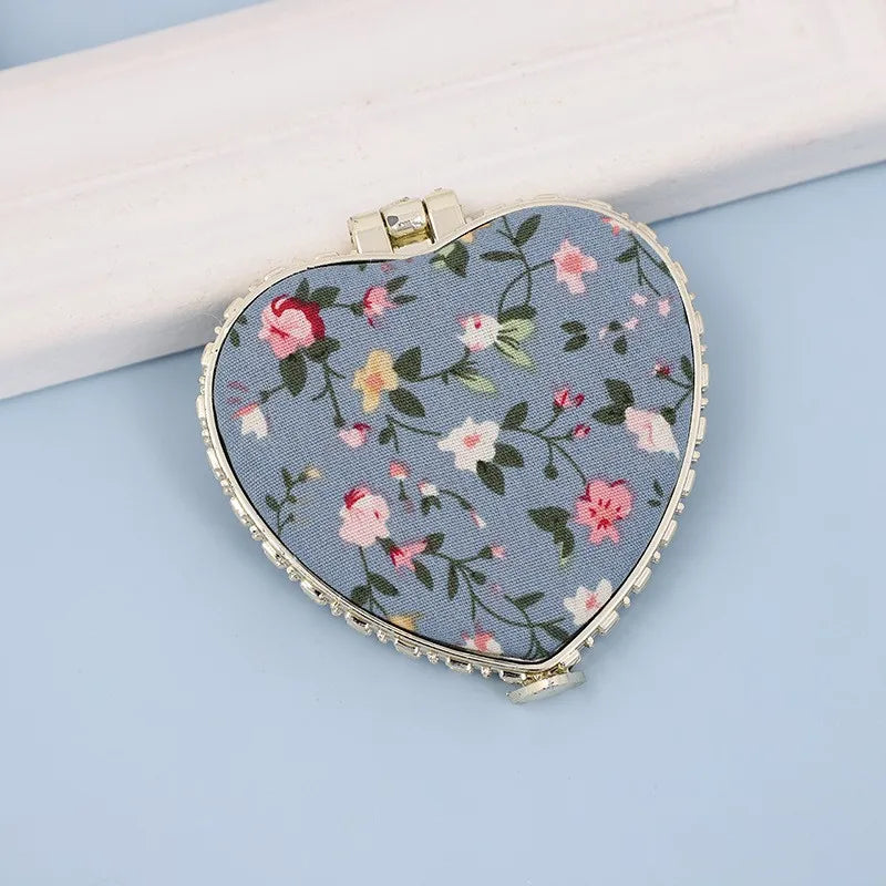 Vintage Floral Pocket Mirror