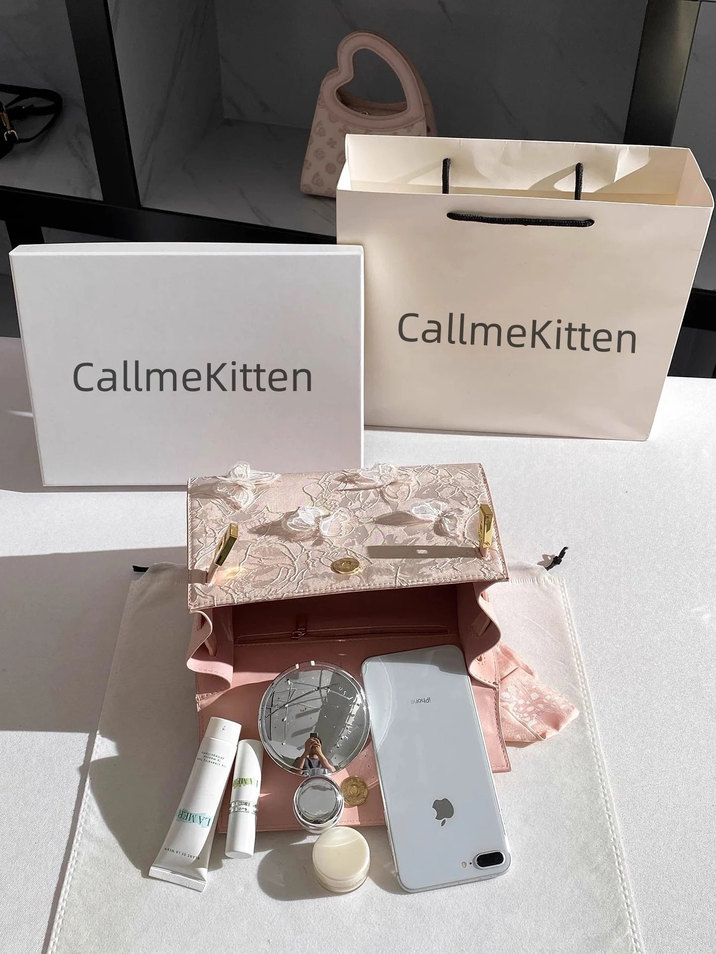 Pink  Embroidery Kelly