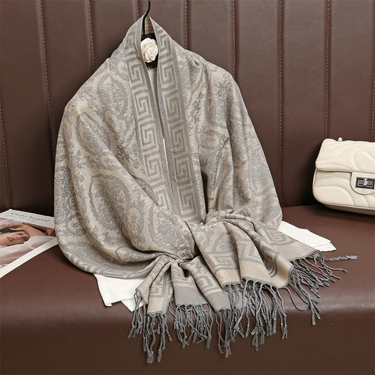 Luxury Thick Cashmere Women Shawl