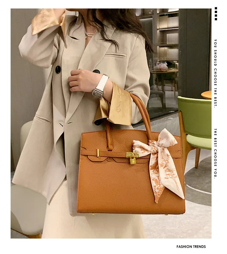 Spacious Birkin Versatile Handbag