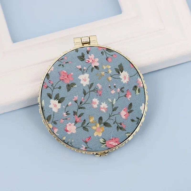 Vintage Floral Pocket Mirror