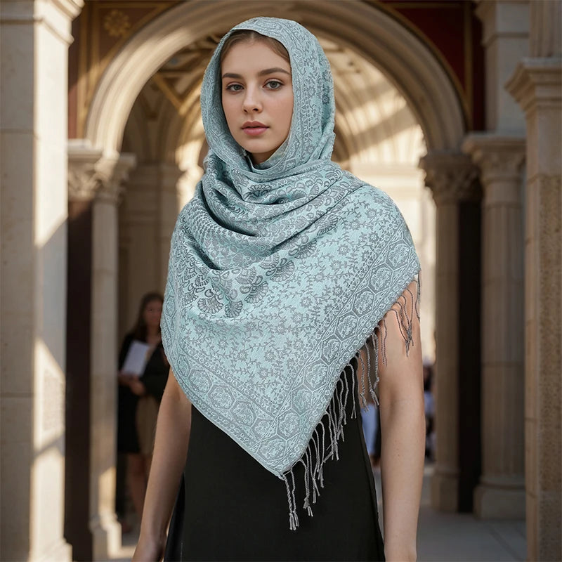 Luxury Thick Cashmere Women Shawl